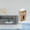Baoblaze Wooden Bird Wall Art Hanging Ornament and Napkin Paper Box Facial Tissue Dispenser Multipurpose Rectangular Tissue Box Cover Holder for Office Bedroom view 2