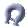 0.8L U-Shaped PVC odorless hot Water Bag, Suitable for Relieving Pain, Keeping The Neck and Shoulders Warm, and can be Used for Cold and hot Compress (Fog Blue) view 1
