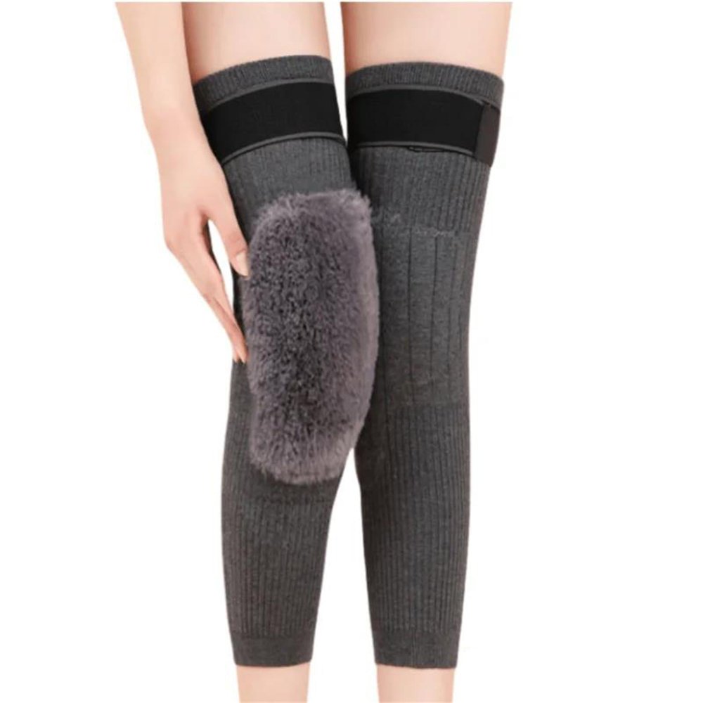 2 pairs Cashmere Wool Knee Brace, Winter Thermal Sleeve