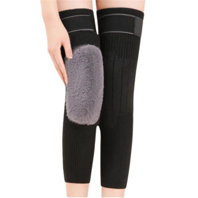 2 pairs Cashmere Wool Knee Brace, Winter Thermal Sleeve