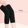 2 pairs Cashmere Knee Pads Unisex, Stretchy Knit Support Brace Compression Sleeves view 4
