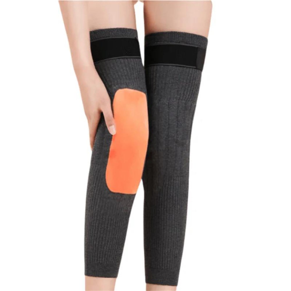 2 pairs Cashmere Wool Knee Brace, Winter Thermal Sleeve