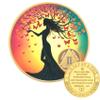 RYCJYMO 2 Year Women Rebirth Sobriety Chip - One Day at a Time Sobriety Coin - AA NA Chip Medallions - Addiction Recovery Milestone Token Sobriety Gift for Men Women view 1
