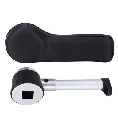 10X Portable LED Magnifier Loupe with Scale, Magnifying Glass for Reading, Jewelry Inspection, and Collecting, Compact Handheld Magnifier with 3 LED Lights