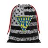 ZDHGAEW Nj State Police Christmas Gift Bags, Santa Wrapping Bags, Xmas Presents Bag With Drawstring, Holiday Party Favors Birthday & Christmas Gift (Large Medium Small) view 1