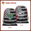 ZDHGAEW Nj State Police Christmas Gift Bags, Santa Wrapping Bags, Xmas Presents Bag With Drawstring, Holiday Party Favors Birthday & Christmas Gift (Large Medium Small) view 2