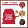 AMZWZSH Welcome to The Shit Show Christmas Gift Bags, Santa Wrapping Bags, Xmas Presents Bag With Drawstring, Holiday Party Favors Birthday & Christmas Gift (Large Medium Small) view 4