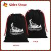 AMZWZSH Mountain Biking Christmas Gift Bags, Santa Wrapping Bags, Xmas Presents Bag With Drawstring, Holiday Party Favors Birthday & Christmas Gift (Large Medium Small) view 2
