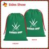 AMZWZSH Barber Shop Christmas Gift Bags, Santa Wrapping Bags, Xmas Presents Bag With Drawstring, Holiday Party Favors Birthday & Christmas Gift (Large Medium Small) view 2