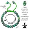 Amazing Gemstone Emerald Bracelet for Women Men's Gifts - Protection Healing Crystal Bracelet - 8mm Gemstone Beaded Adjustable Bracelet Pulseras Para Hombres Mujer Stocking Stuffers view 3