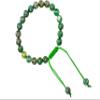 Amazing Gemstone Emerald Bracelet for Women Men's Gifts - Protection Healing Crystal Bracelet - 8mm Gemstone Beaded Adjustable Bracelet Pulseras Para Hombres Mujer Stocking Stuffers view 4