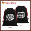 AMZWZSH I Only Smoke the Good Stuff Meat Tasting Bbq Christmas Gift Bags, Santa Wrapping Bags, Xmas Presents Bag With Drawstring, Holiday Party Favors Birthday & Christmas Gift (Large Medium Small) view 2
