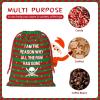 AMZWZSH Pirate The Reason The Rum is Gone Pirate Christmas Gift Bags, Santa Wrapping Bags, Xmas Presents Bag With Drawstring, Holiday Party Favors Birthday & Christmas Gift (Large Medium Small) view 4