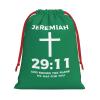 AMZWZSH Jeremiah 29 11 Bible Verse Jesus Christmas Gift Bags, Santa Wrapping Bags, Xmas Presents Bag With Drawstring, Holiday Party Favors Birthday & Christmas Gift (Large Medium Small) view 1