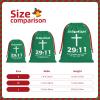 AMZWZSH Jeremiah 29 11 Bible Verse Jesus Christmas Gift Bags, Santa Wrapping Bags, Xmas Presents Bag With Drawstring, Holiday Party Favors Birthday & Christmas Gift (Large Medium Small) view 3