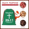 AMZWZSH Jeremiah 29 11 Bible Verse Jesus Christmas Gift Bags, Santa Wrapping Bags, Xmas Presents Bag With Drawstring, Holiday Party Favors Birthday & Christmas Gift (Large Medium Small) view 4