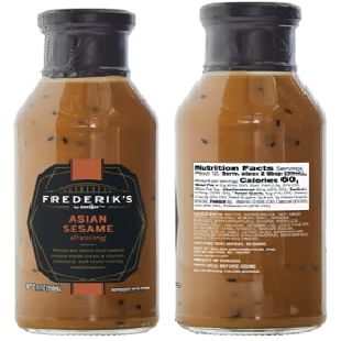 ASIAN SESAME SALAD DRESSING (2 Glass Bottles, 12 fl oz. Each)