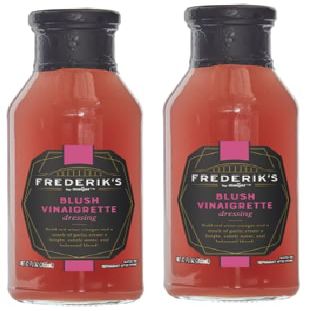 BLUSH VINAIGRETTE SALAD DRESSING (2 Glass Bottles, 12 fl oz. Each)