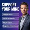 Alpha GPC 600mg Supplement | L Theanine Nootropic Brain Supplement with Bacopa Monnieri Lions Mane Resveratrol Ginkgo Biloba Huperzine A Focus Memory Cognitive Support 60 Vegetarian Capsules view 2
