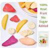 5.29oz(150g) Freeze Dried Fruit Slices Mix, Natural Freeze Dried Fruit Snacks Mixed Dried Fruit Chips Fruit Crisps with Strawberry, Mango, Banana, Pineapple, Apple & Peach, No Sugar Added, Non-GMO, Vegan view 4