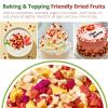 5.29oz Freeze Dried Mixed Fruits - 100% Real Crunchy Mixed Dehydrated Fruit Cubes with Strawberry, Dragon Fruit, Peach, Mango, Banana & Pineapple, Natural Dried Fruits Snacks, Yogurt & Cereal Topping view 4