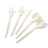 Tinybee 150PCS Ivory Plastic Silverware - Heavy Duty Disposable Silverware view 1
