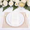 Tinybee 150PCS Ivory Plastic Silverware - Heavy Duty Disposable Silverware view 4