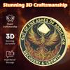 16 Year Phoenix Sobriety Coin Rebirth in Sparks NA Medallion Spiritual Token for Recovery & Clean Time Empowering NA AA Chips Gift for Men & Women view 4
