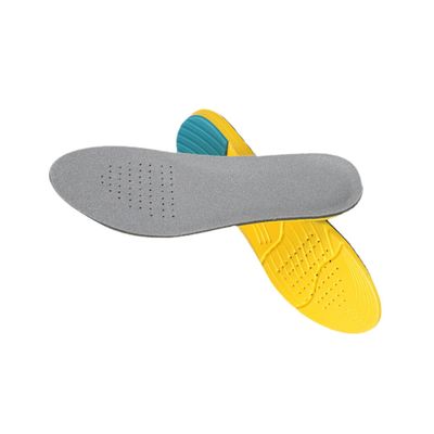 Ipetboom Breathable Shock-Absorbing Shoe Cushions Heightening Insoles with Thickened Heel Design for Men Women Running Sneakers Gray