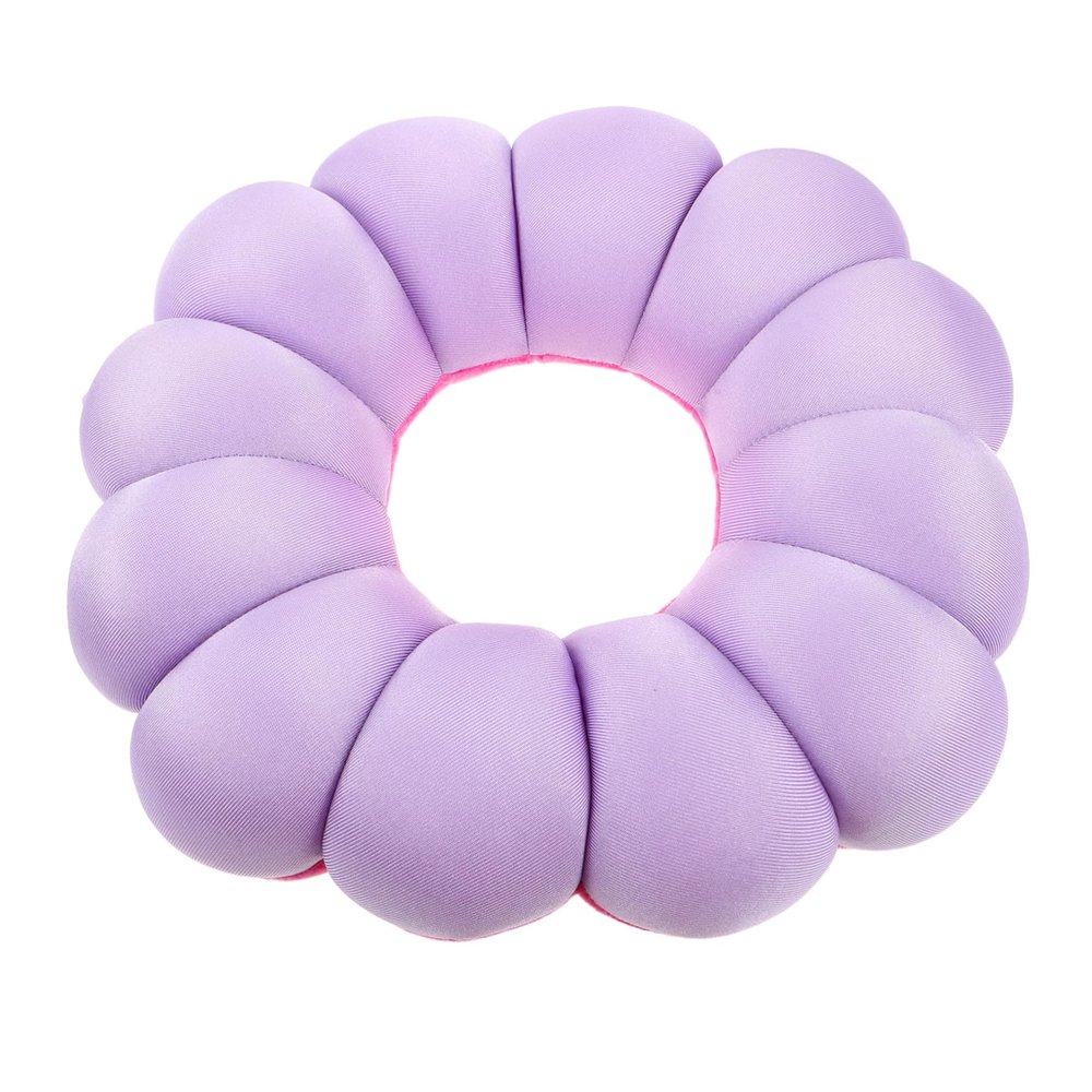 TOYANDONA Pumpkin Shaped Flower Donut Pillow Nursing Pad for Bedridden Patients Multiuse Cushion for Hands Feet Head Breathable Hollow Design Pressure Relief Sitting Pad for Elderly Home