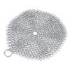 Keenso Pot Scrubber, Chain Scrubber, Hygienic and Safe Stainless Steel Cookware Cleaner, for Grilling and Grilling view 1