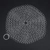 Keenso Pot Scrubber, Chain Scrubber, Hygienic and Safe Stainless Steel Cookware Cleaner, for Grilling and Grilling view 3