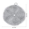 Keenso Pot Scrubber, Chain Scrubber, Hygienic and Safe Stainless Steel Cookware Cleaner, for Grilling and Grilling view 4