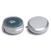 Cute Little Hedgehog Pill Box,3 Compartments Round Small Pills Case Moisture-Proof Portable Pill Container for Travel Vitamins Fish Oil Supplements view 3