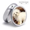 Cute Dog Pill Box,3 Compartments Round Small Pills Case Moisture-Proof Portable Pill Container for Travel Vitamins Fish Oil Supplements view 2