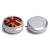 British Flag Pill Box,3 Compartments Round Small Pills Case Moisture-Proof Portable Pill Container for Travel Vitamins Fish Oil Supplements view 3