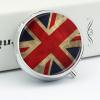 British Flag Pill Box,3 Compartments Round Small Pills Case Moisture-Proof Portable Pill Container for Travel Vitamins Fish Oil Supplements view 4