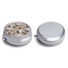 Cute Horse Pill Box,3 Compartments Round Small Pills Case Moisture-Proof Portable Pill Container for Travel Vitamins Fish Oil Supplements view 3