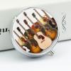 Guitar Pill Box,3 Compartments Round Small Pills Case Moisture-Proof Portable Pill Container for Travel Vitamins Fish Oil Supplements view 4