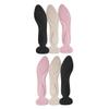 Abaodam 3 Pairs Professional Breathable Shoe Pads Soft Heel Cushions Multi-Function Inserts for Women Sweat-Absorbing Shock-Absorbing Sport Insoles with Cuttable Design Pink Beige Black view 1