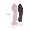Abaodam 3 Pairs Professional Breathable Shoe Pads Soft Heel Cushions Multi-Function Inserts for Women Sweat-Absorbing Shock-Absorbing Sport Insoles with Cuttable Design Pink Beige Black view 2