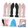 Abaodam 3 Pairs Professional Breathable Shoe Pads Soft Heel Cushions Multi-Function Inserts for Women Sweat-Absorbing Shock-Absorbing Sport Insoles with Cuttable Design Pink Beige Black view 4