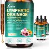 21-in-1 Lymphatic Drainage Drops for Liposomal, Immune & Lymph System Support Supplement for Women & Men with Echinacea, Dandelion, Burdock, Bromelain, Calendula, Turmeric & More, 3 Pack view 1