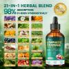 21-in-1 Lymphatic Drainage Drops for Liposomal, Immune & Lymph System Support Supplement for Women & Men with Echinacea, Dandelion, Burdock, Bromelain, Calendula, Turmeric & More, 3 Pack view 3