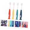 TOYANDONA 4pcs Toothbrushes Soft Bristles Ergonomic Handle for Boys and Ages Safe Oral Care Tool with Adorable Design for Teeth Cleaning view 3
