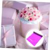Mipcase Wide Purple Cellophane Wrap Roll for Flower Bouquet Craft Packing Food Grade Safe Film for Christmas Wedding Birthday Wrapping and Decorative Basket Presentation view 4