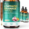 21-in-1 Lymphatic Drainage Drops for Liposomal, Immune & Lymph System Support Supplement for Women & Men with Echinacea, Dandelion, Burdock, Bromelain, Calendula, Turmeric & More, 2 Pack view 1