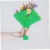 Abaodam Green Cellophane Wrap Roll Mil Thick Floral Packing Paper Bouquet Wrapping Material for DIY Crafts Boxes and Flower Arrangements view 3