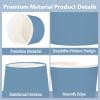 120Pcs Dusty Blue Paper Ice Cream Cups 12oz Disposable Gradient Blue Paper Dessert Snack Bowls Summer Ocean Party Food Yogurt Cups for Hot Cold Soup Birthday Wedding Pool Bridal Baby Shower Supplies view 2