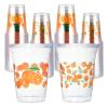 100Pcs Little Cutie Baby Shower Plastic Cups 16 oz Orange Disposable Plastic Cup Cute Orange Clear Cocktail Glasses for Summer Birthday Baby Shower Beverage Juice Drinking Snack Coffee Party Supplies view 1